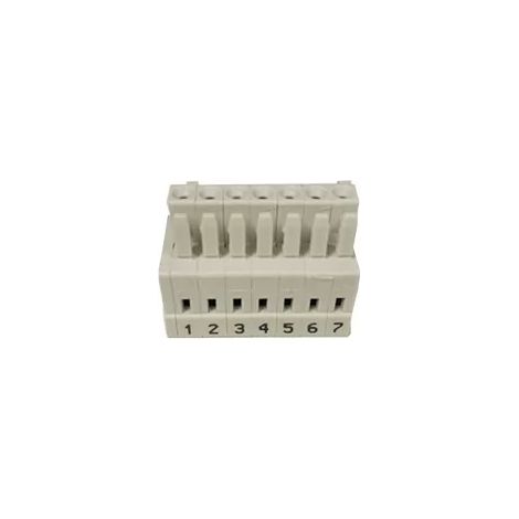 Wago 734-107/008-047 Female connector for 1 conductor 1.5mm≤ pitch 3.5mm 7-pole Light gray