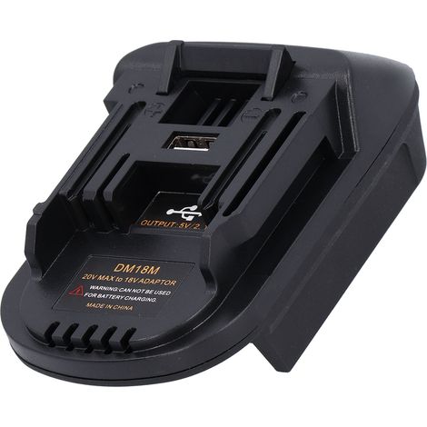 Adaptateur de Batterie Milwaukee 18V vers Outils Industriels - Convertisseur DM18M pour Perceuses et Scies (1/5)