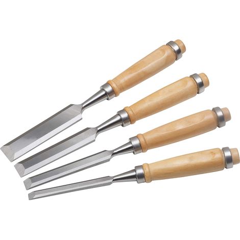 Scalpelli per Legno Sgorbie Utensili Falegname 6-12-18-26 Set 4 Pz (1/3)