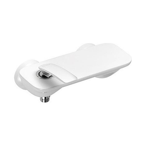 Balance mitigeur de douche chromée blanc