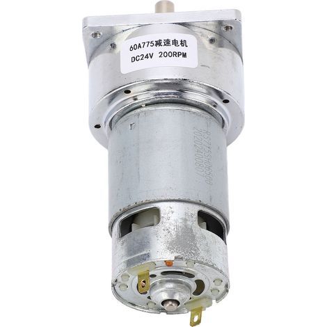 DC24V selbsthemmender Schneckengetriebemotor, Messingspule, CW/CCW, Hochdrehmoment-Reduktionsmotor, 3,8 A, 200 U/min, 4,8 kg/m² (1/5)