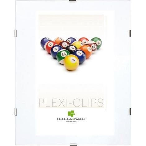 Cornice a giorno Clips plexiglasss 21 x 29,7 cm (1/2)