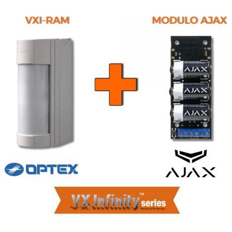 Ajax Optex VXI-RAM infinity sensore radio infrarosso esterno + Modulo 38184 - 10306