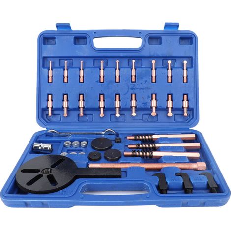 Kit d'extracteur de roulements, extracteur de roulements internes, outil de démontage de roulements à trous borgnes, extracteur de roulements, bleu (1/5)