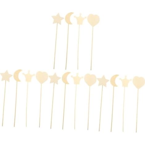 12 baguettes magiques en bois, bâtons de fée à fabriquer soi-même pour décoration de fête et de cosplay (1/5)