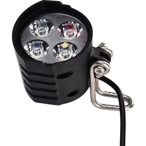 LED-Scheinwerfer 2-in-1 Motorradhupe Frontlicht für Roller, Elektroauto, Motorrad 12-80V (1/5)