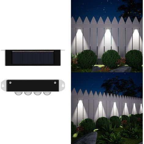 Applique solare da esterno impermeabile in ABS