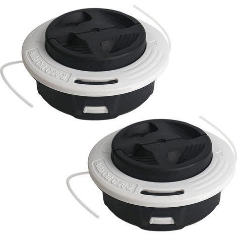 Lot de 2 têtes de tondeuse pour Autocut C26-2, tête de fil de rechange pour débroussailleuse FS pour FS55 FS56 FS80 FS85 FS85 FS90 FS90R FS91 FS94 Tondeuse Accessoires (1/5)