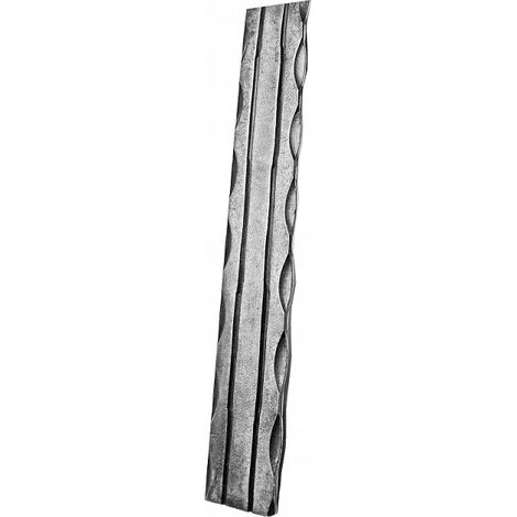 Elementi forgiati a barra piatta martellata a doppia testa 40X8 30.012 40X8 H100