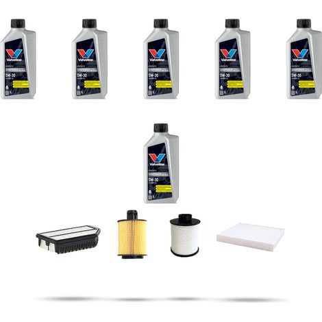 Kit tagliando 4 FILTRI e 6L OLIO compatibile con Suzuki Vitara II 1.6 DDIS 88kw Dal 2015 (1/5)