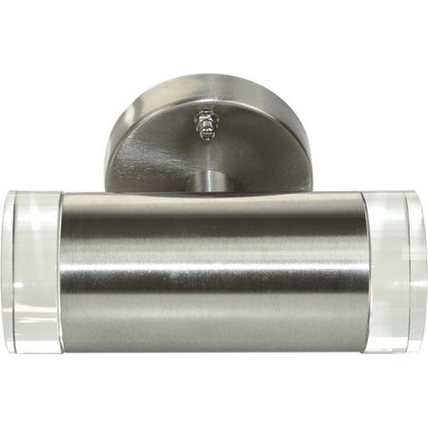 Applique murale extérieur LED Silvercloud Couverture en D Light W32, acier inoxydable (1/5)