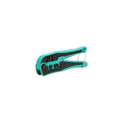 Pince à sertir et à dénuder 3 en 1 pour cosses de câbles réseau 4/6/8 broches, outil d'électricien (1/5)