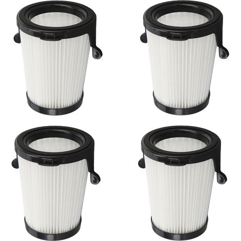 Confezione da 4 filtri per aspirapolvere Milwaukee M12 0850-20, compatibili con il codice articolo 49-90-1950, in ABS lavabile e riutilizzabile. (1/5)