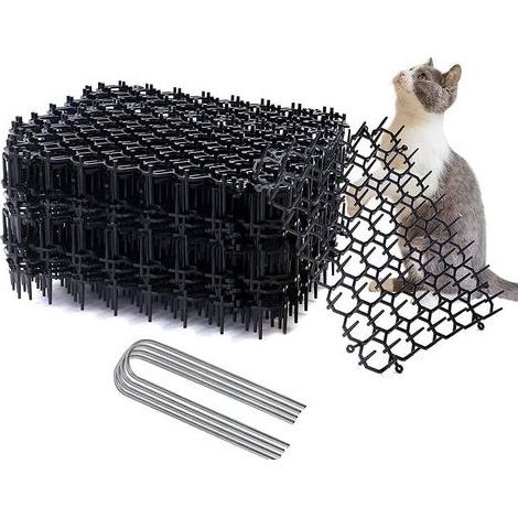 Rete per gatti TAISHENGDA con punte, 12 pezzi – Protezione per piante – Tessuto a maglia resistente – Per recinzioni da giardino e agricole (1/5)