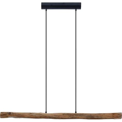 [GEBRAUCHT] B-Ware Lindby Pendelleuchte Hängelampe Led Nekala Schwarz Holz Esszimmer Wohnzimmer