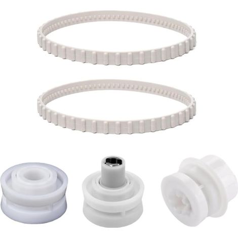 Hayward RCX23002 Kit de courroie d'entraînement pour nettoyeur de piscine robot Tigershark avec roulements de poulie (1/5)