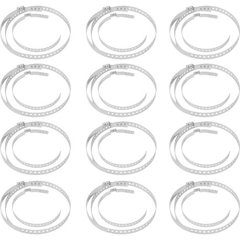 Kit de 24 colliers de serrage pour soufflet de cardan en acier inoxydable, brides universelles réglables pour arbre de transmission, pour quad