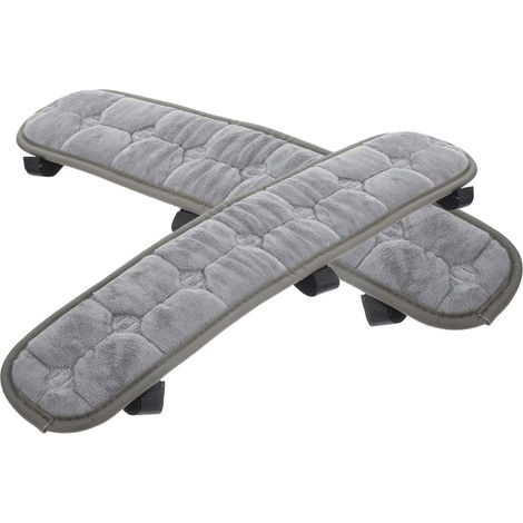 1 paire d'accoudoirs de chaise - Pour accoudoirs de chaise - Pour chaise de bureau - Avec accoudoirs - Pour chaise de bureau - Repose-mains - Table de jeu - Sangle de fauteuil roulant (1/5)