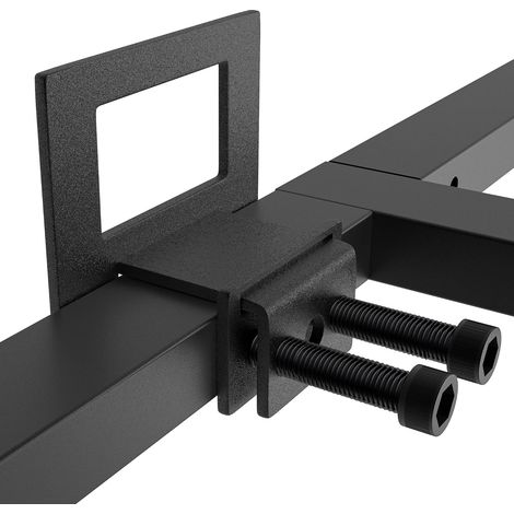 Lot de 6 joints de matelas antidérapants - Support de matelas en place pour cadre de lit en métal, déflecteur épais et plus large antidérapant, taille réglable, noir (1/5)
