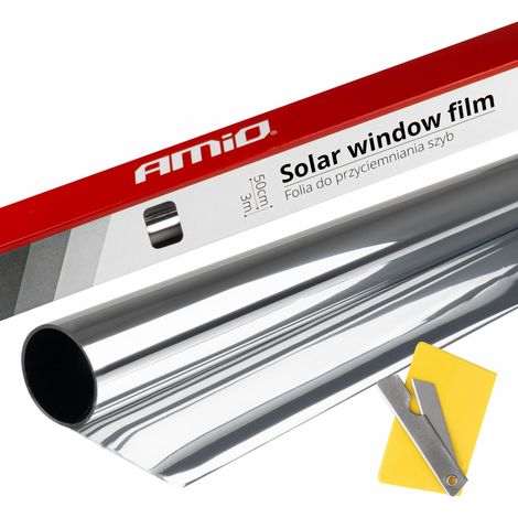 Lámina tintada para ventanas color plata oscuro 0,5x3m 15% amio-01658 (1/4)