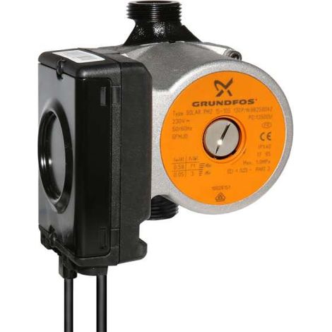 Grundfos Solar UPM2 15-105 130mm Solarpumpe Hocheffizienzpumpe mit PWM Signal modulierend EuP ready