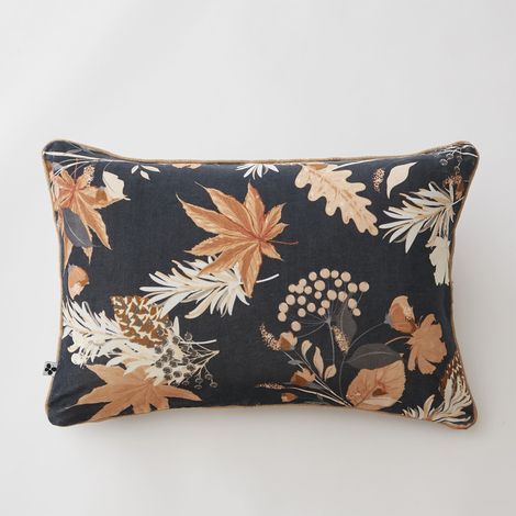 coussin déhoussable 40 x 60 cm velours de coton imprimé hazel (1/2)