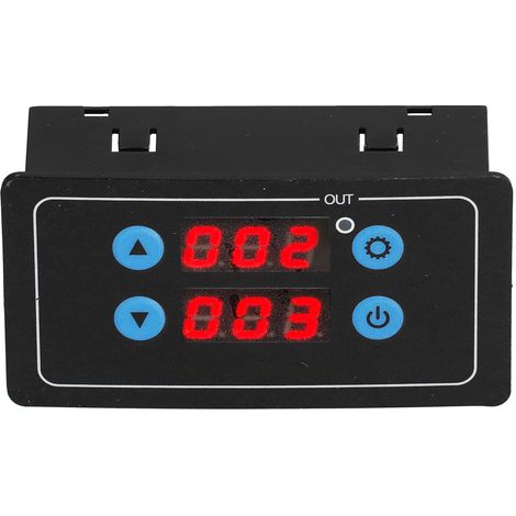Module de relais temporisé, écran LCD, carte de commande de temporisateur cyclique, carte de commande de relais temporisé pour moteurs (1/5)