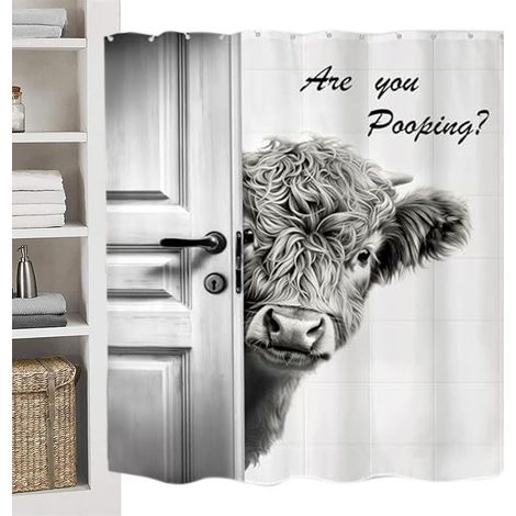 Generic Shower Curtain Rustic Bathroom Decor Waterproof