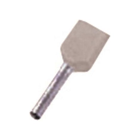 Intercable Tools Zwillingsaderendhülse 2x0, 75qmm grau ICIAE0758Z 100 Stk (1/2)