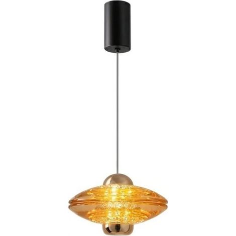 Lámpara colgante LED moderna y hermosa, luz de techo de altura ajustable, lámpara colgante para crear ambiente en salones de té (1/5)