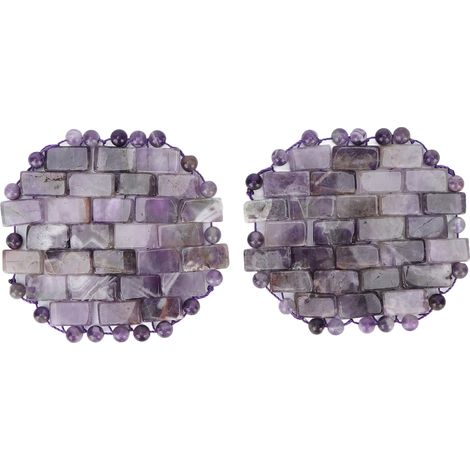 Amethyst-Augenmaske – Reduziert Augenringe und Schwellungen, Anti-Falten-Massage mit Jadestein (1/5)