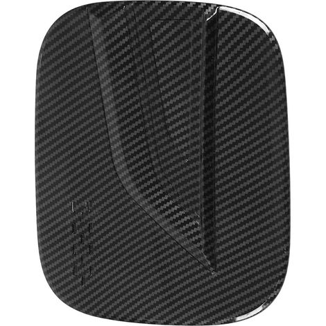Baguette de remplacement pour bouchon de réservoir de carburant, style fibre de carbone noir brillant, pour les modèles Highlander 2020, 2021 et 2022. (1/5)