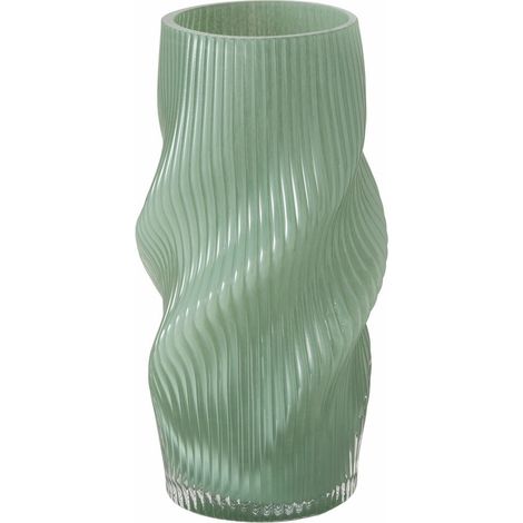 Vase aus Glas geknittert VERESE, 30 cm