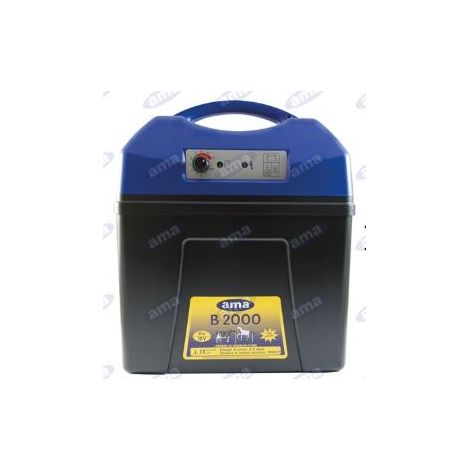 AMA Ranch B2000 électrificateur pour clôtures avec alimentation 12V 58510