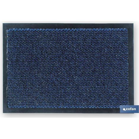 Zerbino da interno in polipropilene 40x60 cm Blu