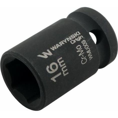 Vaso de impacto hexagonal 1/2". 16 mm. CrMo. DIN 3129. Waryński (1/4)
