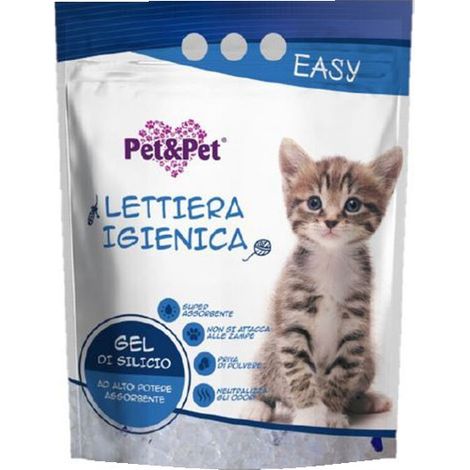 Sabbietta per gatti in silicio - Lettiera ultra assorbente e assorbiodore per Gatti - Lettiera da 3,8 Litri (1/5)