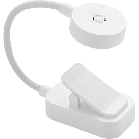 Mini lampe à pince pour aquarium, rechargeable par USB, 1800 mAh, rotation à 360°, lampe LED étanche, conception ultra-mince et économe en énergie. (1/4)