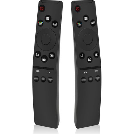 Télécommande Universelle pour Samsung Smart TV, 2 Pièce BN59-01327b Remplacement de la Télécommande avec 3 Touches d'accès Rapide Compatible avec Samsung Télécommande TV LED QLED UHD Frame 4K 8K (1/5)