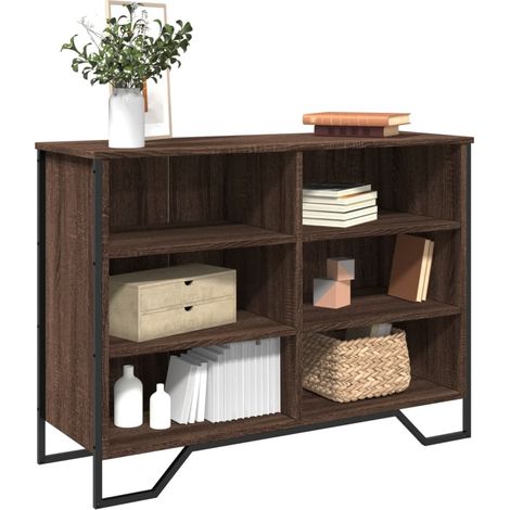 Sideboard Braun Eichen-Optik 101x35,5x74,5 cm Holzwerkstoff