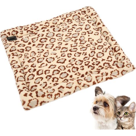 3545 cm Coussin chauffant pour animaux de compagnie Tapis chauffant électrique pour chien Couverture de sécurité lavable Lit chauffant (1/4)
