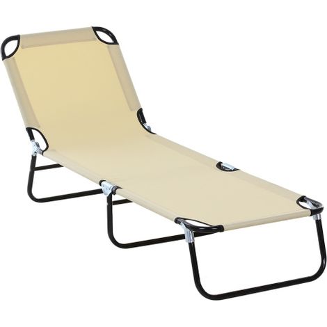 Sonnenliege Gartenliege verstellbare Rückenlehne Stahl Blau 188x56x28cm ideal für Garten Balkon