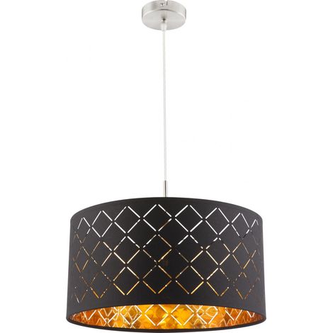 Globo - hängeleuchte - Clarke - schwarz - metall - Ø 40cm - E27 - (1/4)
