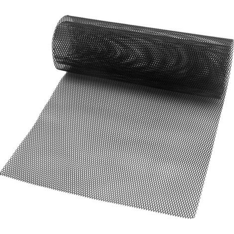 Grille Calandre Voiture en Aluminium, Grille Pare Choc Avant de Voiture Grille de Course Grille de ventilation Universelle en Maille Expansée Pare-chocs Rhombique Grille 100 x 33 cm