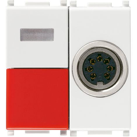 VIMAR - 14502 Pulsante chiamata Call-way+presa DIN b