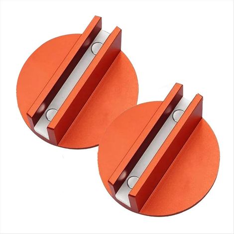Adatto per adattatori per crimpatura Rollbacks & More (confezione da 2), protezioni magnetiche universali in alluminio scanalato per telai e cuscinetti per il montaggio sul pavimento dell'auto.