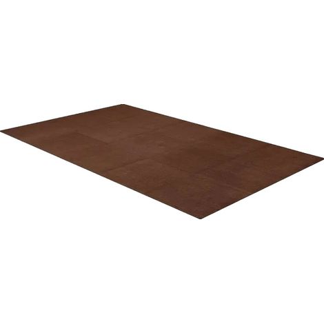 Dalles de moquette, auto-adhésives, usage intérieur, noir (1/2)
