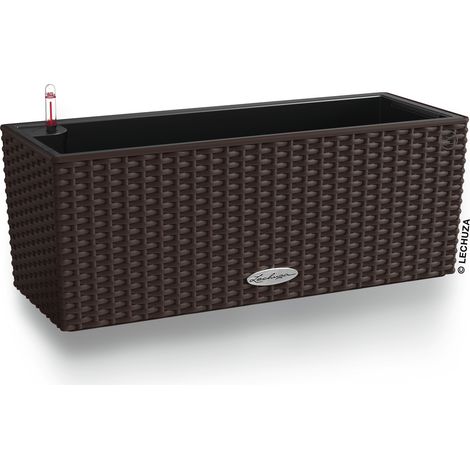 Lechuza Balkonkasten BALCONERA Cottage 50 cm, mokka Blumenkästen