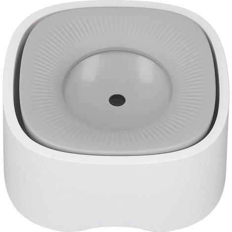 Gamelle flottante pour animaux de compagnie (chien/chat) - Distributeur d'eau automatique anti-fuite - Carré en ABS blanc (1/5)