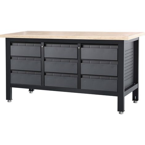 FEISTOS Werkbank mit 9 Schubladen